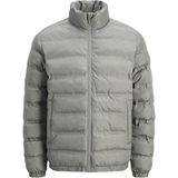 Jack Jones Fusıon Heat Quılted Puffer Erkek Ceket 12283171 - Gri