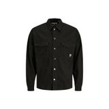 Jack & Jones Geniş Fit Siyah Erkek Gömlek 12241925_JCOTWILL EDDIE OVERSHIRT L