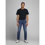 Jack & Jones Glenn 814 Slim Fit Jean Erkek Dar Paça Günlük Stil Desenli Kargo Model - 29 / 34 - Denim Mavi