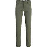 Jack Jones Glenn Dar Kesim Erkek Kot Pantolon 12274994 - 29 - 32 - Yeşil - Slim Fit