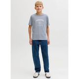 Jack & Jones Gri Erkek Çocuk Baskılı T-Shirt 12298349 - 8 Yaş