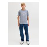 Jack & Jones Gri Erkek Çocuk Baskılı T-Shirt 12298349
