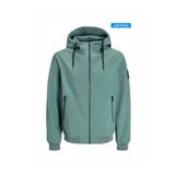 Jack & Jones Gri Erkek Mont 12236300_JJEBASIC SOFTSHELL HOOD NO