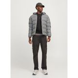 Jack & Jones Gri Erkek Mont 12239020_Jcoelements Pu Puffer - XL