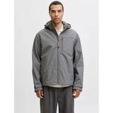 Jack & Jones Gri Erkek Mont 12279288_JJTHATCHER Softshell Hood - XL