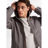 Jack & Jones Gri Erkek Mont 12279288_JJTHATCHER Softshell Hood