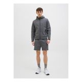 Jack & Jones Gri Erkek Normal Bel Normal Kalıp Sweat Şort 12273304_JPSTGORDON FUSION SWEAT SH