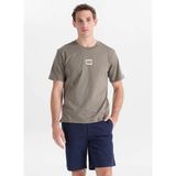 Jack & Jones Gri Erkek Regular Fit Logo Baskılı T-Shirt 12307761 Jprbluejoey Tee Crew BSS26 - Yeşil - XL