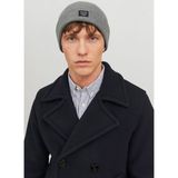 Jack & Jones Gri Melanj Erkek Bere 12092815_JACDNA BEANIE NOOS