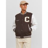 Jack & Jones Harf Işlemeli Bomber Ceket - College - Kahverengi