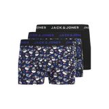 Jack & Jones JACFLOWER Skull Pamuklu Erkek Boxer 3’lü Paket