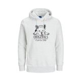 Jack & Jones Jack Jones Beware Sweat Hood Fst Erkek Beyaz Sweatshirt -01 12244219