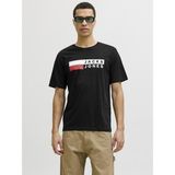 Jack & Jones Jack Jones Corp Logo Regular Fit Erkek Tişört 12277926 - Siyah
