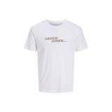 Jack & Jones Jack Jones Erkek Jcotarmac Bisiklet Yaka Beyaz Tişört 12276408 - XL
