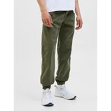 Jack & Jones Jack Jones Erkek Jogger Paçası Ribanalı Pantolon 12278949 - Haki Yeşil