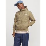 Jack & Jones Jack Jones Erkek Kapüşonlu Bomber Ceket Mont 12200208 - Bej