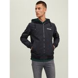 Jack & Jones Jack Jones Erkek Kapüşonlu Bomber Ceket Mont 12200208 - Siyah - 2XL