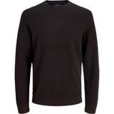 Jack & Jones Jack Jones Erkek Örgü Pamuklu Kazak 12295909 - Kahverengi - 2XL