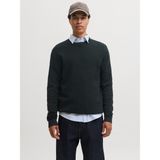 Jack & Jones Jack Jones Erkek Örgü Pamuklu Kazak 12295909 - Koyu Yeşil