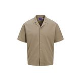 Jack & Jones Jack Jones Erkek Pamuklu Bej Polo Yaka Gömlek 12269996