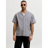 Jack & Jones Jack Jones Etyson Resort Relax Fit Erkek Gömlek 12289457 - Gri