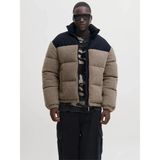 Jack & Jones Jack Jones Flare Teddy Puffer Erkek Ceket 12286050 - M - Gri