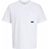 Jack & Jones Jack Jones Fusıon Pocket Relax Fit Erkek Tişört 12293064 - Beyaz - M