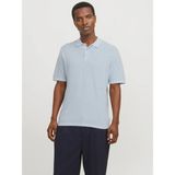 Jack & Jones Jack Jones George Regular Fit Polo Yaka Triko Erkek Tişört 12268281 - Mavi - 2XL