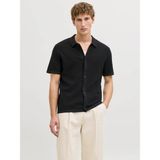 Jack & Jones Jack Jones George Regular Fit Triko Erkek Polo Tişört 12288253 - Siyah - M
