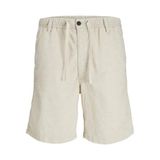 Jack & Jones Jack Jones Jaiden Campaign Keten Karışımlı Şort, S, 12274968, Moonbeam, Erkek