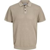 Jack & Jones Jack Jones Jess Regular Fit Polo Yaka Triko Erkek Tişört 12288543 - Kahve - 2XL
