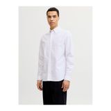 Jack & Jones Jack Jones Jjeharvey Oxford L/s Shırt Noos Erkek Beyaz Gömlek 12293325-01