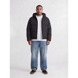 Jack & Jones Jack Jones Jjgalaxy Puffer Jacket Pls Erkek Siyah Büyük Beden Mont 12303958-01 - 7XL