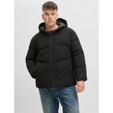 Jack & Jones Jack Jones Jjglobal Puffer Jacket Pls Siyah Büyük Beden Mont 12283873-02 - XXXL/REG