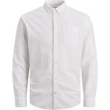 Jack & Jones Jack Jones Oxford Plus Büyük Beden Erkek Gömlek 12190444 - 4XL - Beyaz