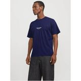 Jack & Jones Jack Jones Vester Bro Erkek Tişört 12240121 - Lacivert - XS