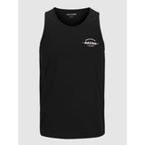 Jack & Jones Jack Jones Yazı Armalı Erkek Spor Atlet 12288382 - Siyah