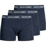 Jack & Jones JACK&JAONES Jacanthony Erkek 3 lü Paket Boxer Lacivert - XL