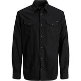 Jack & Jones Jack&jones 12138115 Jjesherıdan Shırt L/s Black Denım Erkek Gömlek - XL - Siyah