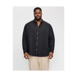 Jack & Jones JACK&JONES 12269089 BATTAL BUYUK BEDEN JJEBREEZE LINEN BLEND ERKEK UZUN KOL GOMLEK