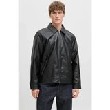 Jack & Jones Jack&jones 12278839 Erkek Deri Mont - Siyah - 2XL