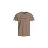 Jack & Jones Jack&jones Blaharris Crew Neck Erkek Kahverengi Yuvarlak Yaka Tişört - M