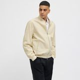 Jack & Jones Jack&jones Blaleister Linen Blend Bomber Erkek Bej Klasik Yaka Ceket - 2XL
