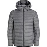 Jack & Jones Jack&Jones Bradley Light Puffer Hood Erkek Gri Kapüşonlu Mont - 2XL