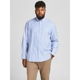 Jack & Jones Jack&jones Büyük Beden Açık Mavi Erkek Oxford Gömlek 12190444 - 3XL