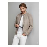 Jack & Jones Jack&Jones Dylan Clean Erkek Kahverengi Bisiklet Yaka Ceket