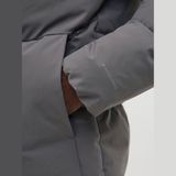 Jack & Jones Jack&Jones Erkek Kapüsonlu Puffer Ceket - Global Uzun Kol Polyester Malzeme Normal Kalınlık - 07G-Gri - 2XL