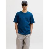 Jack & Jones Jack&jones Jcoclub Structure Tee Erkek T-Shirt 12289941 - Mavi - XL