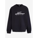 Jack & Jones Jack&Jones JCOTABI SWEAT CREW NECK Sweatshirt, S, 24mejck00000011, Siyah, erkek