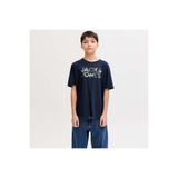 Jack & Jones Jack&Jones Jeff Logo Erkek Çocuk Lacivert Tişört